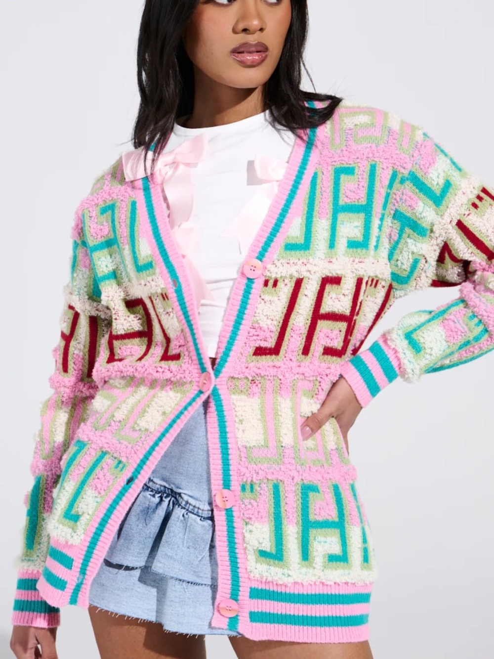 AKIRA FREE SPIROT CARDIGAN